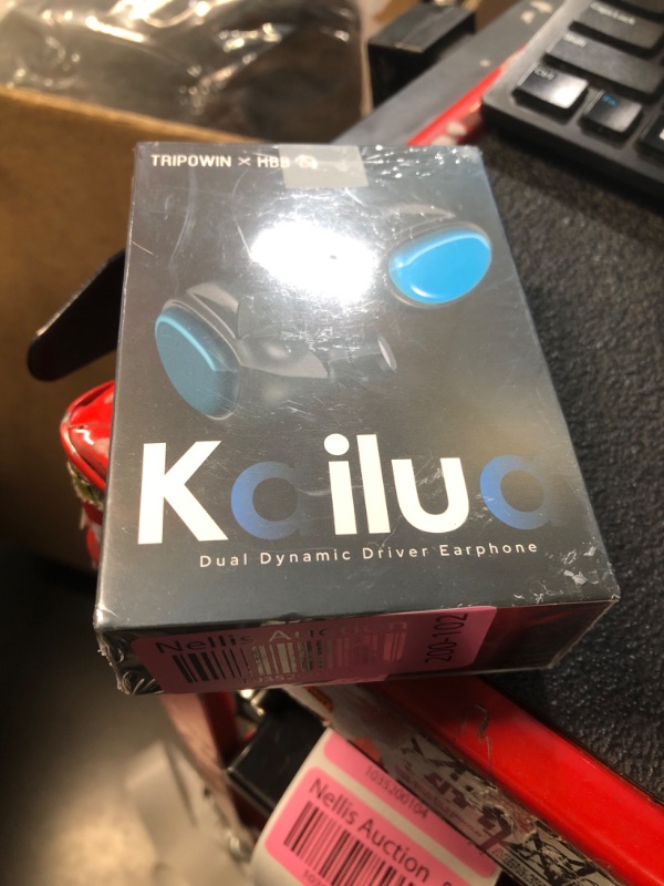 Photo 2 of *** FACTORY SEALED*** blue***Linsoul Tripowin X HBB Kailua Dual Dynamic Driver in Ear Monitor, Wired Earbud, HiFi IEM Earphone with Detachable OCC Cable, 0.78mm 2Pin Connector for Audiophile Musician Stage (Black)