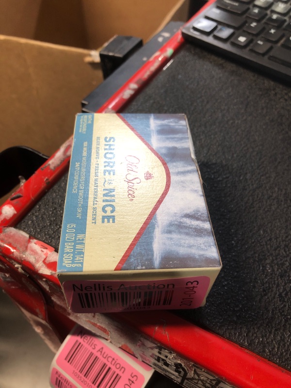 Photo 2 of *** NONREFUNABLE****** FACTORY SEALED***Old Spice Men's Bar Soap, Shore is Nice Blue Agave + Fresh Waterfall Scent, 10x More Moisturizers for Smooth Skin with Mild Exfoliators & Plant Based Cleansers, 5.0 oz (Pack of 6)