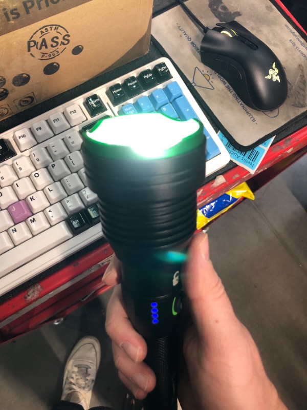 Photo 3 of (READ FULL POST) Kodiak Kraken Rechargeable 6000 Lumen Tactical Grade Flashlight with Power Bank