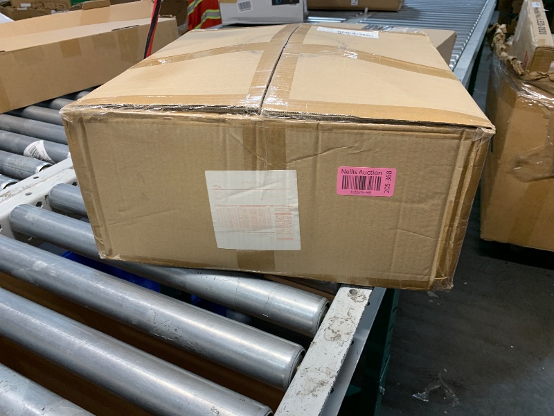 Photo 1 of (MISSING METAL STAKES) AGTEK 98FT Plastic Landscape Edging Kit 3inch Height No-Dig Garden Edging Border Lawn Edging Roll for Flower Bed Lawn Yard, Black, with 60 Anchoring Spikes