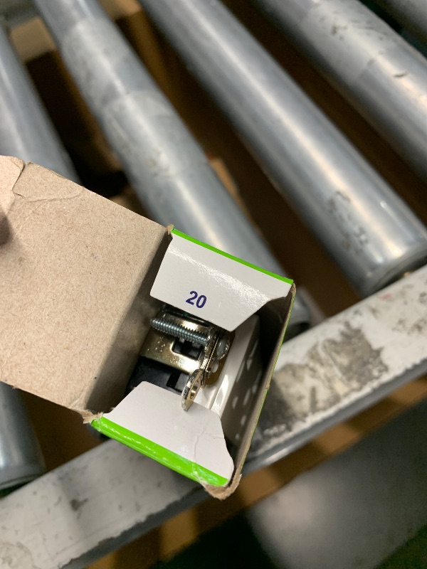 Photo 1 of Leviton 20 Amp, 125 Volt, Decora Plus Duplex Receptacle, Straight Blade, Industrial Grade, Self Grounding, 16362-W, White