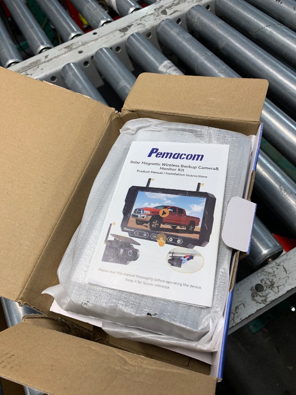 Photo 1 of Magnetic Solar Wireless Backup Camera: 7" Portable 1 Min Easy Install Scratch-Proof No Delay Backup Camera for Truck Rechargeable HD 1080P for Trailer Small RV Camper Pemacom P15