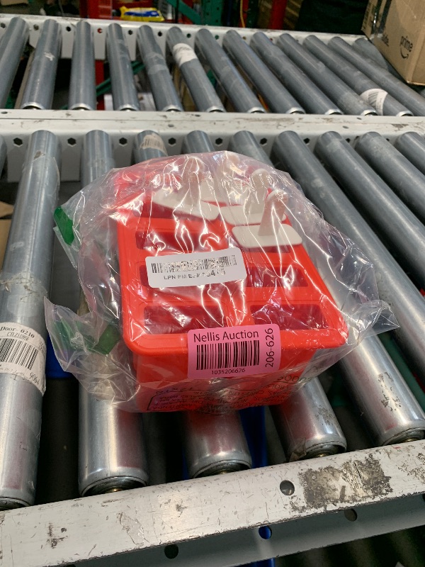 Photo 1 of (missing pieces) Miaowoof Homemade Popsicle Molds, 10-Cav Non-BPA Silicone Ice Pop Maker, with 50 Sticks, 50 Bags, 10 Reusable Sticks, Funnel, Brush and Ice Pop Recipe (Red)