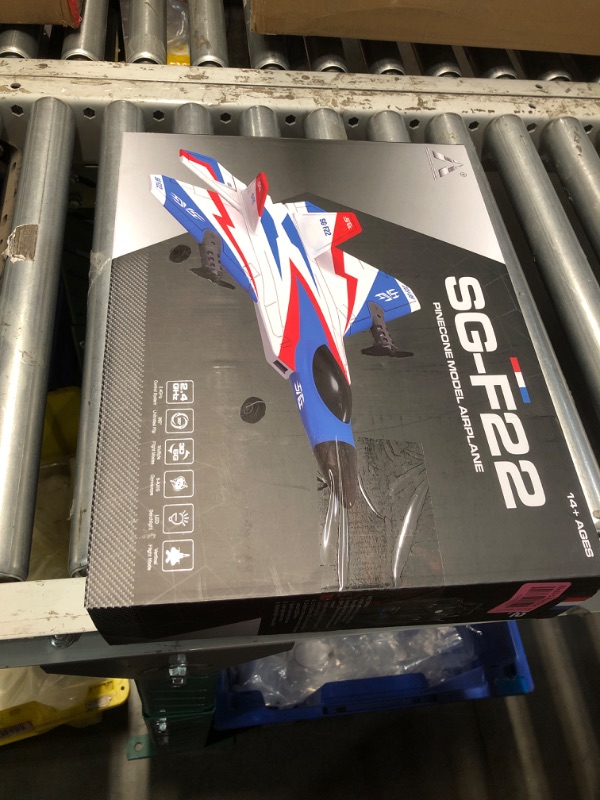 Photo 5 of *** missing batteries*** missing propellers**
Leopmase RC Plane 4 Channel Remote Control Airplane - F-22 RC Airplane for Beginners Adult with Xpilot Stabilization System & Aerobatic, Two Batteries