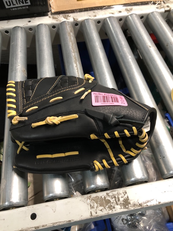 Photo 1 of *****STOCK IMAGE FOR SAMPLE*****
Franklin Sports unisex adult 14" - Basket Web Baseball and Softball Glove I Fieldmaster Midnight Youth, Black, 14 Basket Web US