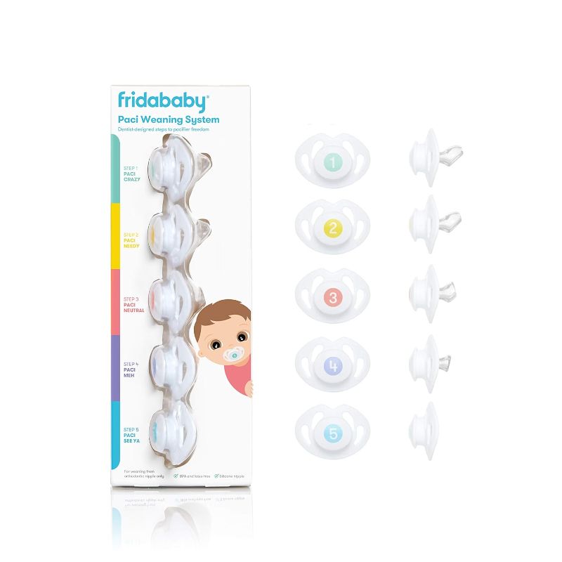 Photo 1 of ***NON REFUNDABLE*** Frida Baby Silicone Paci Weaning System, BPA Free, Latex Free
