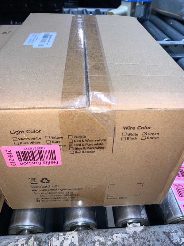 Photo 1 of ***HALF OF STRAND LIGHTS***
Brightown C9 Christmas String Lights Outdoor Led Fairy Lights Faceted Strawberry Lights Extendable UL Certified for Party Holiday Wedding Christmas Indoor Outdoor Decor (C9 Red and Pure White 100Ft)