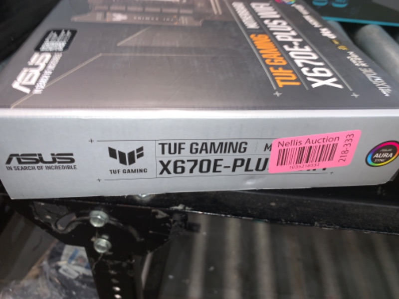 Photo 7 of ***SEE NOTES*** ASUS TUF Gaming X670E-PLUS WiFi AMD X670 AM5 Ryzen™ Desktop 9000 8000 & 7000 ATX Motherboard 14+2 Power Stages, PCIe® 5.0, DDR5, 4X M.2 Slots, USB 3.2 Gen 2x2 Type-C®, USB4® Support, WiFi 6E, 2.5Gb