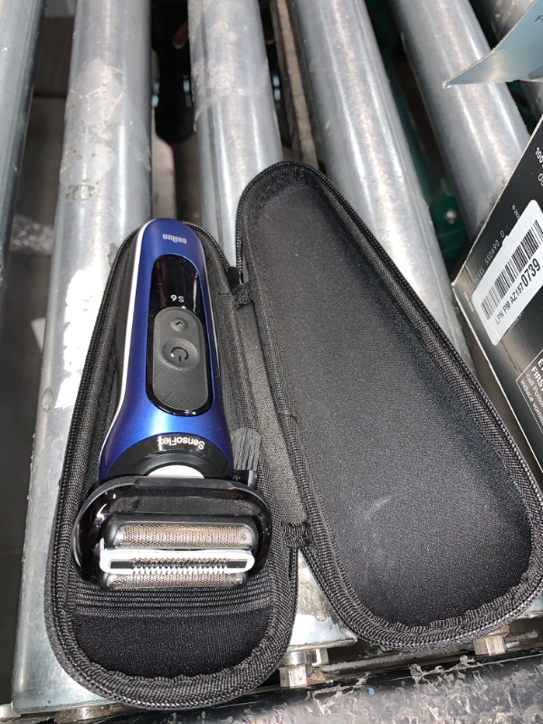 Photo 1 of ***USED - DOES NOT POWER ON - MIGHT NEEDS CHARGED**
Braun Electric Shaver for Men, Series 6 6172cc, Wet & Dry Shave, Turbo & Gentle Shaving Modes, Foil Shaver, Blue