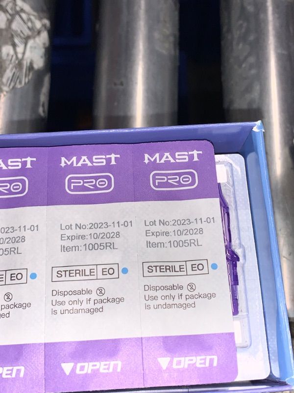 Photo 3 of ***STERILE - INDIVIDUALLY SEALED*** ***EXP : 10/ 2028 ***
Mast Tattoo Pro Cartridges Needles with Membrane Mixed Sizes Box of 50 Pcs (10RL)