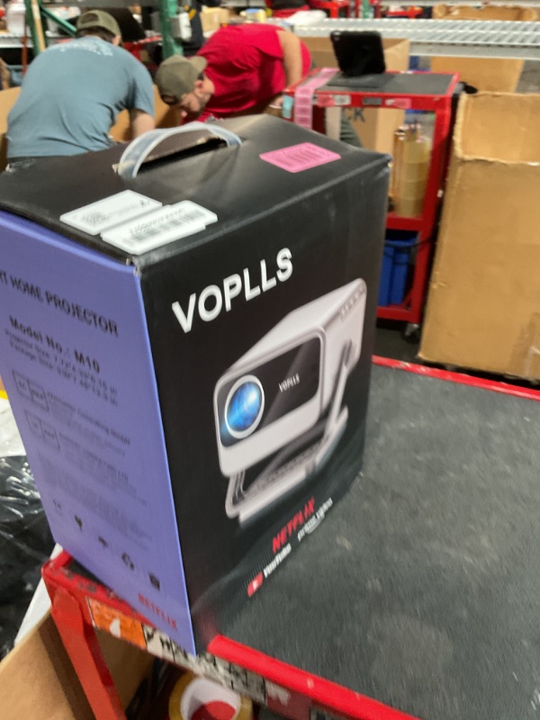 Photo 1 of [Netflix Officially and AI Auto Focus] VOPLLS 4K Projector with WiFi and Bluetooth