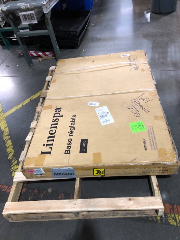 Photo 2 of *** TRUCK OR TRAILER PICK UP ONLY*** *** FACTORY SEALED***Linenspa Adjustable Bed Frame - Independent Head and Foot Incline - Powerful Quiet Motor - Easy Tool Free Assembly - Lounge - Watch TV - Working - Reading - Ergonomic - Electric Bed Base - Queen Si