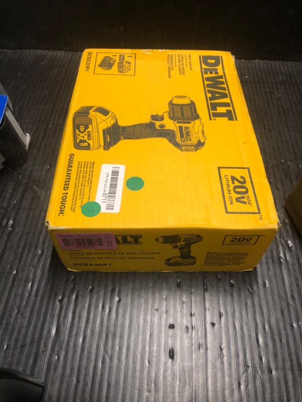 Photo 2 of *** FACTORY SEALED***DEWALT 20V MAX Cordless Heat Gun (DCE530P1)