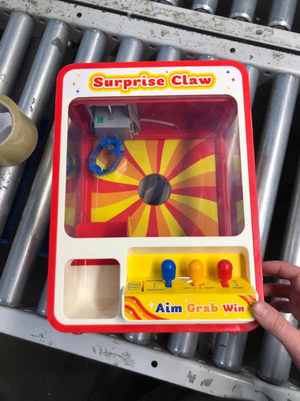 Photo 2 of ***(MINOR DAMAGE/ SEE NOTES) ***
JOYIN Claw Machine Arcade Toy with LED Light & Adjustable Sound, Rechargable Dispenser Toys Mini Vending Machine for Kids - Perfect Christmas & Birthday Big Gifts for Kids, Ages 3+