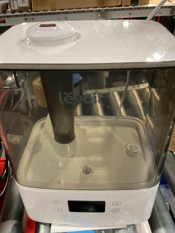 Photo 1 of (See all images)LEVOIT Smart Humidifiers for Bedroom Large Room Home,(6L) Cool Mist Top Fill Essential Oil Diffuser for Baby & Plants,Smart App & Voice Control, Rapid Humidification & Auto Mode-Quiet Sleep Mode, Gray