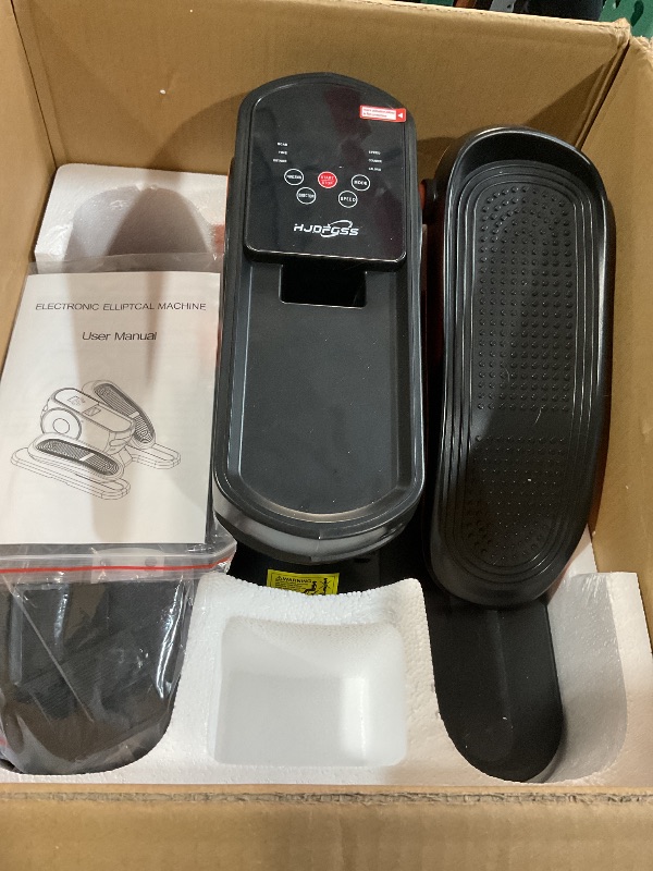 Photo 1 of Under Desk Elliptical Machine, Ellipse Leg Exerciser as Seen on Tv for Seniors Adults with 12 Adjustable Speed, Quiet & Portable Seated Pedal Exerciser with Remote Control & Non-Slip Foot Straps