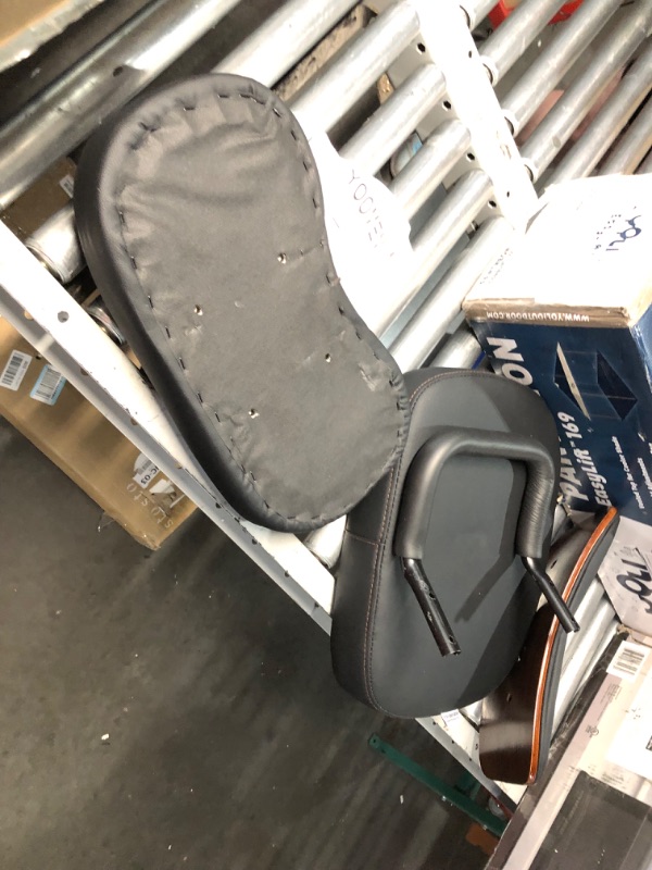 Photo 1 of ***MAJOR DAMAGE - BENT - SCRATCHED AND SCRAPED - LIKELY MISSING PARTS - SEE PICTURES***
Kneeling Chair with Back Support Ergonomic for Office,Adjustable Stool with Angled Seat for Better Posture,Thick Comfortable Cushions,Black