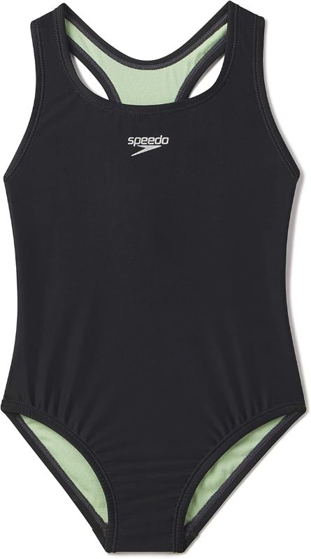 Photo 1 of (KIDS SIZE 8) (BAGGED) Speedo Swimsuit One Piece Closed Racerback
