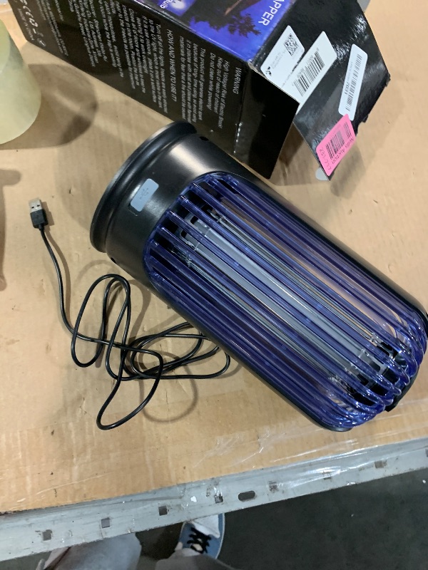 Photo 1 of (USED/FAIR) Bug Zapper for Indoor Outdoor, Rechargeable Mosquito Zapper with 3600V High Powered, Electric Pest Control Insect Fly Zapper Can Attract Gnats, Mosquitoes, Flies, Moths for Home, Patio