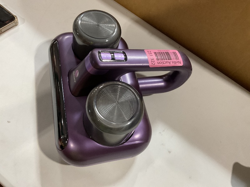 Photo 1 of (SEE NOTES) Amzany Bed Vacuum Cleaner - 5-in-1 Cordless Mattress Vacuum Cleaner, Powered by UV-C Light & Ultrasonic Technology, 16Kpa Strong Suction,Low Noise,Suitable for Dust, Pet Hair, Etc - Purple