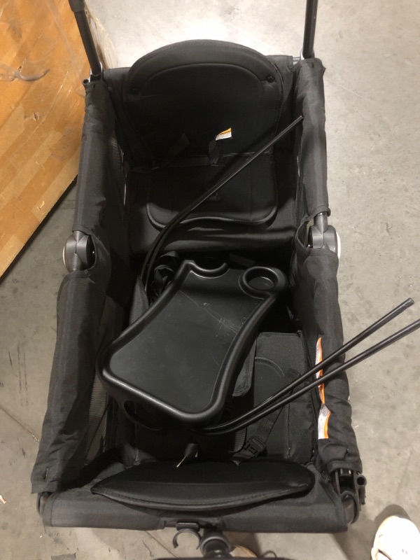 Photo 1 of (Parts only) (damaged)  Stroller Wagon for 2 Kids, Foldable Wagon Stroller, Premium All Terrain Wagon for Kids, Kids Wagon Cart w/Removable Canopy