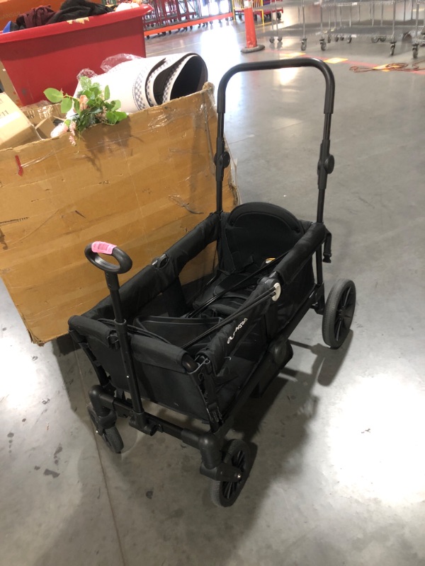 Photo 1 of (Parts only) (damaged)  Stroller Wagon for 2 Kids, Foldable Wagon Stroller, Premium All Terrain Wagon for Kids, Kids Wagon Cart w/Removable Canopy
