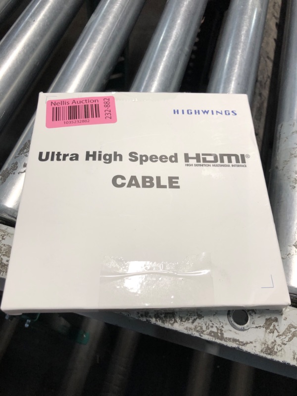 Photo 2 of ***FACTORY SEALED***
Highwings 8K 10K 4K HDMI Cable 48Gbps 6.6FT/2M, Certified Ultra High Speed HDMI Cable Braided Cord-4K@120Hz 8K@60Hz, DTS:X, HDCP 2.2 & 2.3, HDR 10 Compatible with Roku TV/PS5/HDTV/Blu-ray