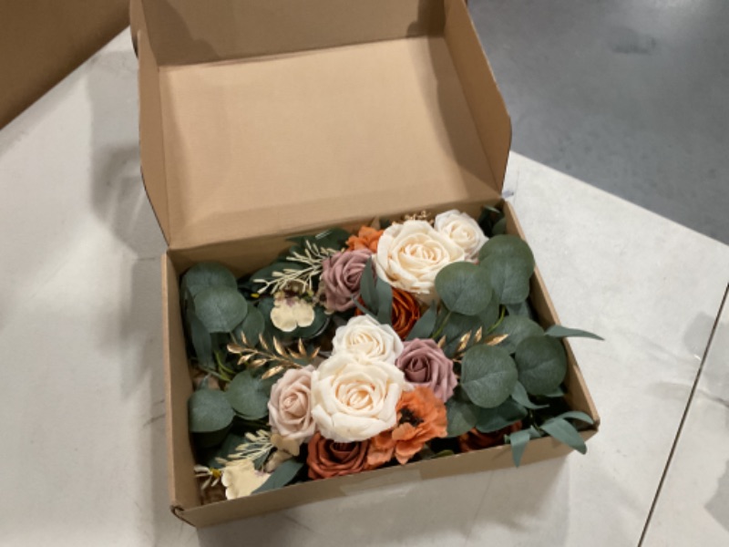 Photo 2 of (MISSING SIGN)**READ NOTES**
Lookein Artificial Flower Swag for Wedding Welcome Sign Floral Decoration for Wedding Ceremony Wedding Reception Entry Decoration Set of 2, Chic Terracotta