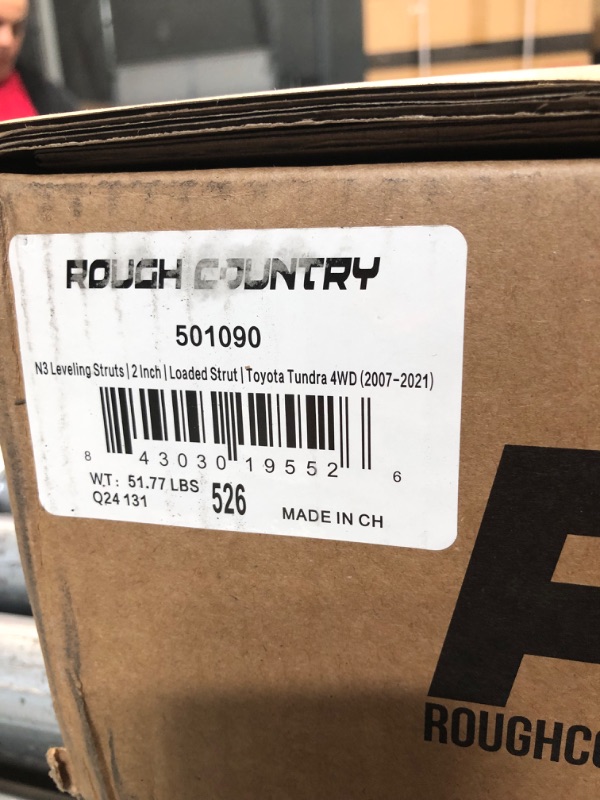 Photo 3 of ***FACTORY SEALED***Rough Country 2" Loaded Lifted N3 Struts for 2007-2021 Tundra - 501090