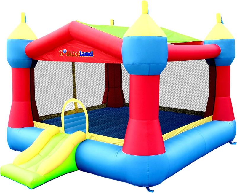 Photo 1 of *SEE ACTUAL IMAGE - STOCK PHOTO REFERENCE ONLY**USED*READ NOTES*OPENBOX, UNTESTED*Bounceland Inflatable Party Castle Bounce House Bouncer