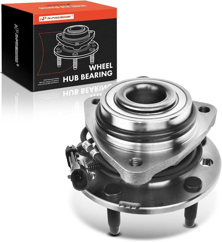 Photo 1 of (READ FULL POST) A-Premium 1 x Front Wheel Bearing and Hub Assembly with ABS & 5-Lug Compatible with Chevy & GMC & Isuzu & Oldsmobile - 1997-2005 - Blazer, S10, Jimmy, Sonoma, Hombre, Bravada