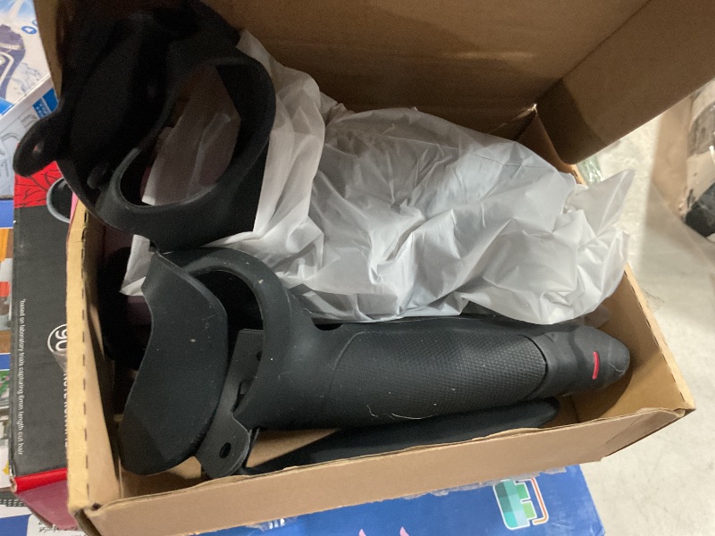 Photo 1 of ZYBER Rechargeable Controller Grips for Meta Quest 2 Accessories, Silicone Controller Cover with Reachargable Batteries and Charging Cable Black