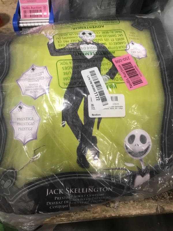 Photo 2 of ***MISSING JACKET PIECE***
Disguise Men's Plus Size Jack Skellington Prestige Adult Costume, Multi, XX-Large