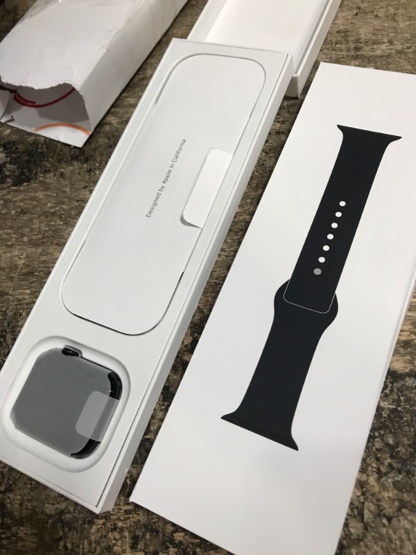 Photo 2 of Apple Watch SE 2nd Generation (GPS) 44mm Midnight Aluminum Case with Midnight Sport Band - S/M