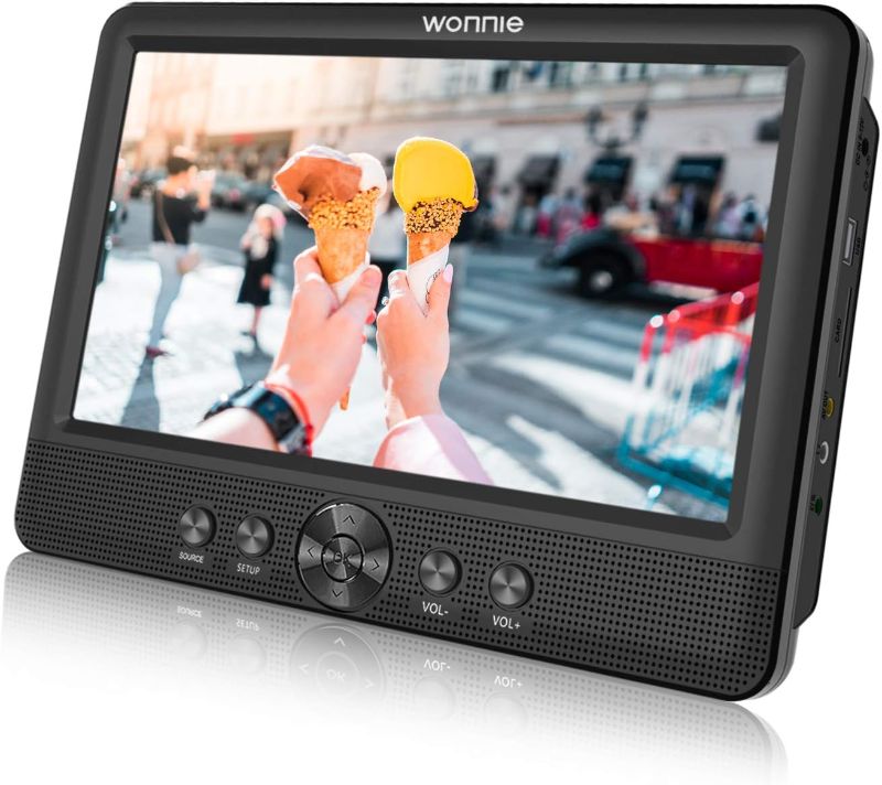 Photo 1 of ***MISSING ONE***
WONNIE 10.5" Two DVD Players Dual Screen Portable Twins CD Player for Car Play a Same or Two Different Movies with 5-Hour Rechargeable Battery