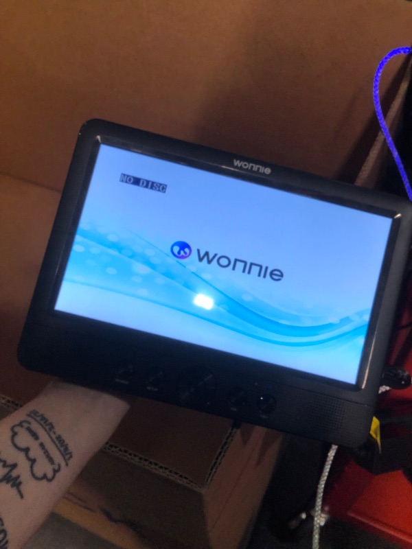 Photo 2 of ***MISSING ONE***
WONNIE 10.5" Two DVD Players Dual Screen Portable Twins CD Player for Car Play a Same or Two Different Movies with 5-Hour Rechargeable Battery