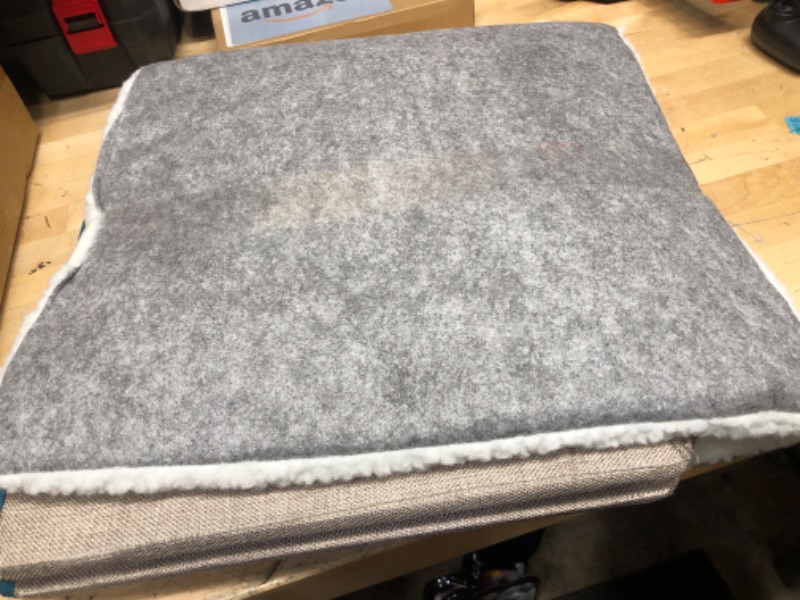 Photo 1 of Bedsure Cat Beds for Indoor Cats - Large Cat Cave for Pet Cat House with Fluffy Ball Hanging and Scratch Pad