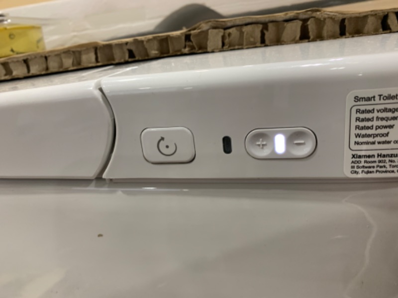 Photo 1 of * TESTED* LEIVI Smart Toilet with Built-in Heated Seat, Tankless Toilet with Auto Flushing, Adjustable Seat Temp, Flush Remote Control, Elongated