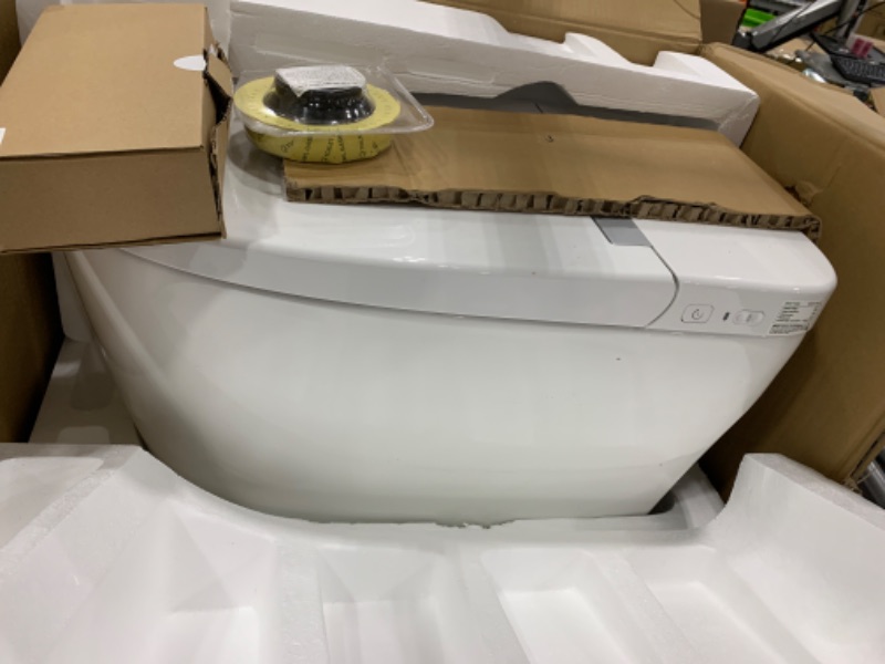 Photo 2 of * TESTED* LEIVI Smart Toilet with Built-in Heated Seat, Tankless Toilet with Auto Flushing, Adjustable Seat Temp, Flush Remote Control, Elongated