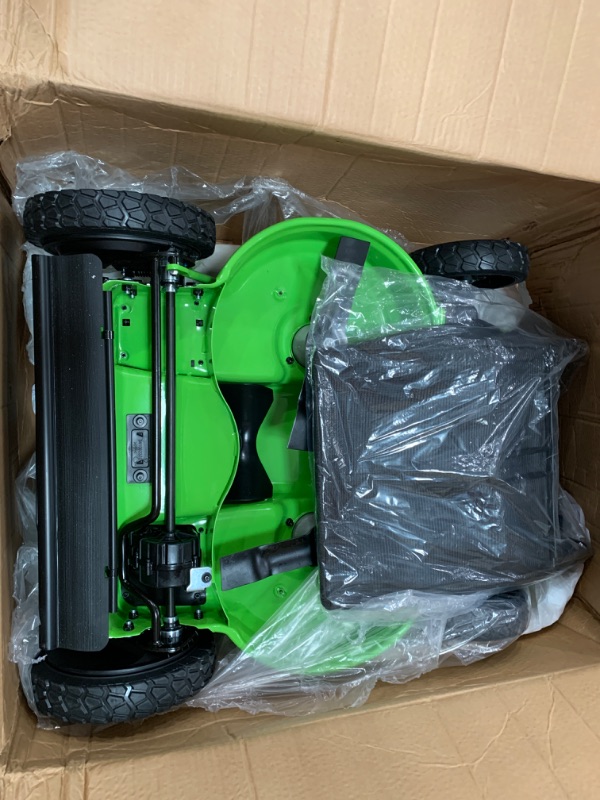 Photo 3 of *MISSING PARTS MINOR DAMAGE* Greenworks 80V 25" Brushless Cordless (Self-Propelled) Dual Blade Lawn Mower (LED Headlight + Aluminum Handles), Battery And Charger Not Included