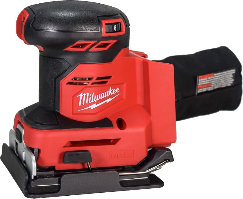 Photo 1 of * MISSING PARTS* Milwaukee 2649-20 M18 18V Lithium-Ion Cordless 1/4 in. Sheet Orbital Sander (Tool-Only)
