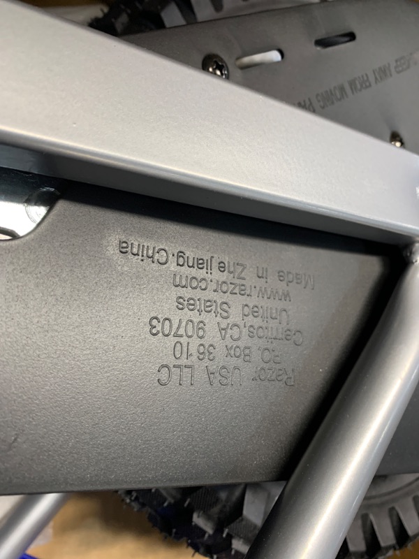 Photo 1 of *NEW* Razor MX350 Dirt Rocket Electric Motocross Bike - Blue