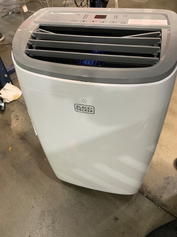 Photo 2 of (PARTS ONLY NON REFUNDABLE) BLACK+DECKER 10,000 BTU Portable Air Conditioner up to 450 Sq.Ft. with Remote Control,White
