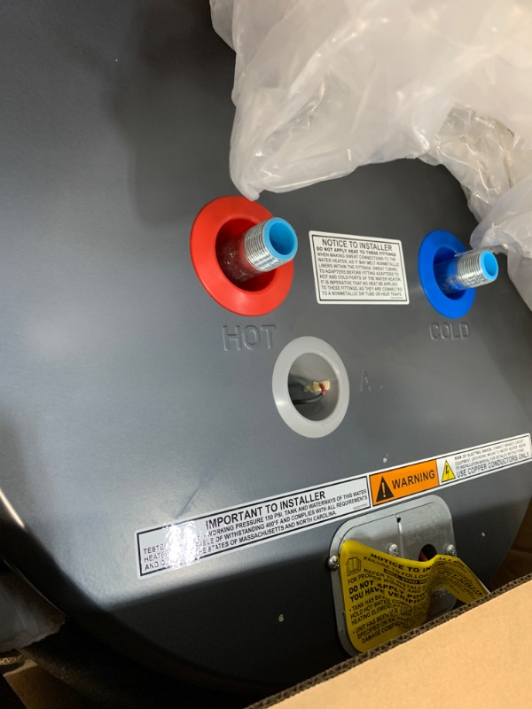 Photo 1 of *MINOR DENTS* GE Appliances 30 Gallon Electric Water Heater with Built-In Wifi & Digital Display, Smart Water Heater, 240 Volt