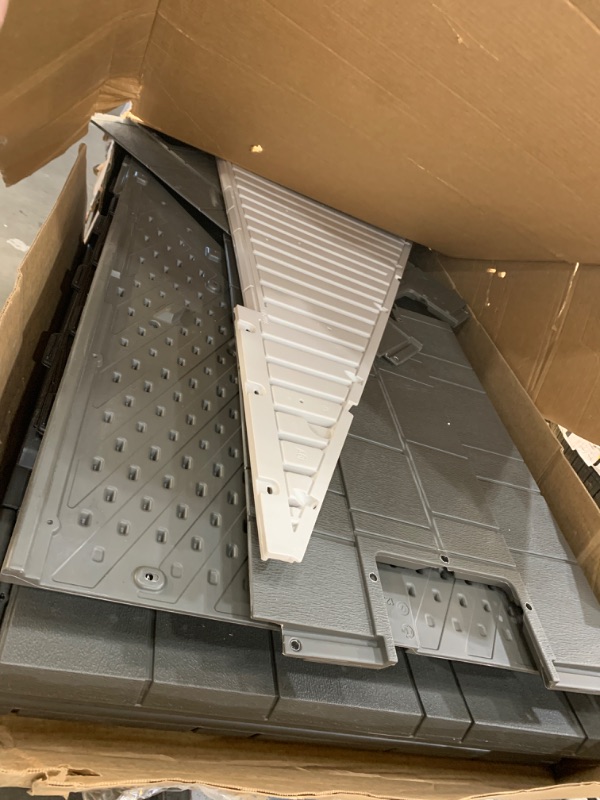 Photo 1 of *MISSING PARTS ONLY 1 BOX OUT OF 3* Lifetime 6446 Outdoor Storage Shed, 8 x 15 Foot, Desert Sand