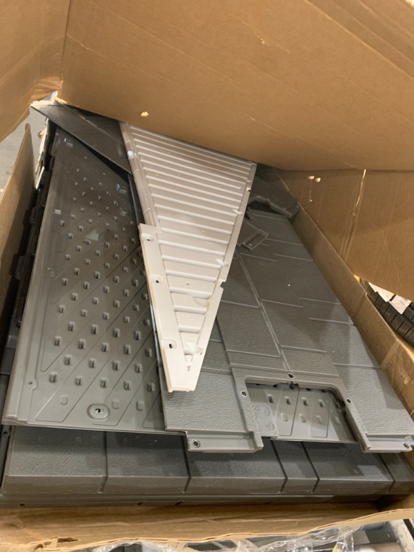 Photo 1 of *MISSING PARTS ONLY 1 BOX OUT OF 3* Lifetime 6446 Outdoor Storage Shed, 8 x 15 Foot, Desert Sand