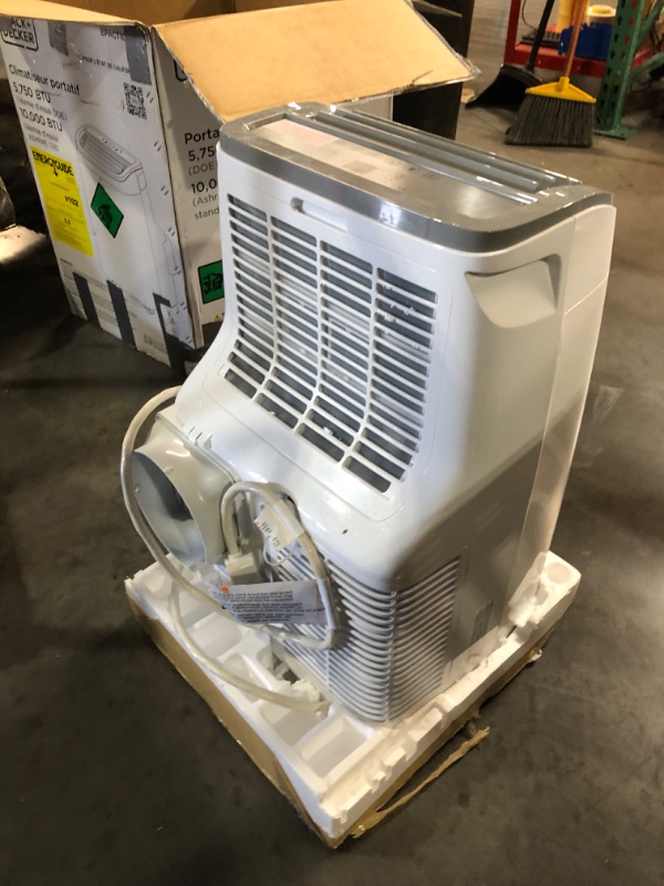 Photo 11 of ***USED - DAMAGED - UNTESTED - SEE COMMENTS***
BLACK+DECKER 10,000 BTU Portable Air Conditioner up to 450 Sq.Ft. with Remote Control,White
