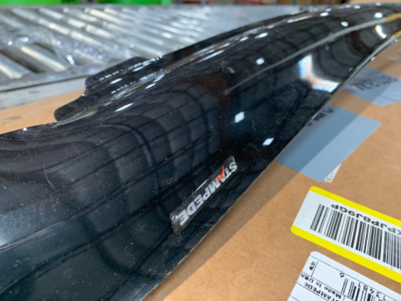 Photo 1 of 09-14 Ford F-150 Stampede 2147-2 Vigilante Premium Hood Protector Smoke Behind Grille