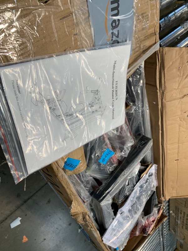 Photo 1 of *MISSING PARTS* FEIERDUN Home Gym Equipment, Multi-Functional Workout Equipment with 154LBS Weight Stack, for Leg Press, LAT Pull Down, Chest Presses