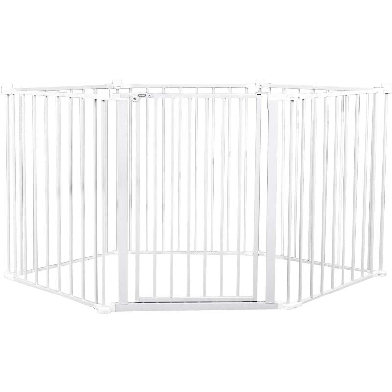 Photo 1 of * MISSING PARTS* Regalo 194-Inch Super Wide Adjustable Baby Gate and Play Yard, 2-In-1, Bonus Kit, 4 Count (Pack of 1)
